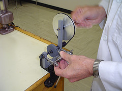 Screwdriver sharpener by George Hawkins